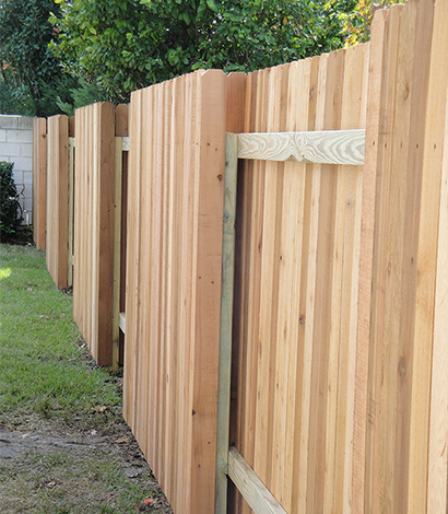 Wood Fence Vertical Planks