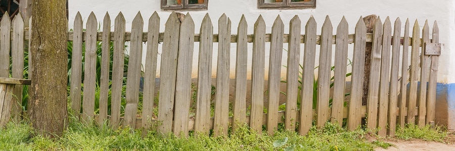 old fence repair