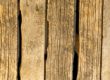 old fence with slight wood rot