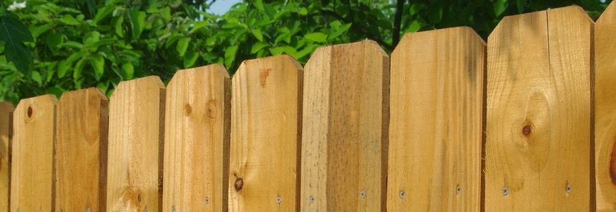 wooden fence